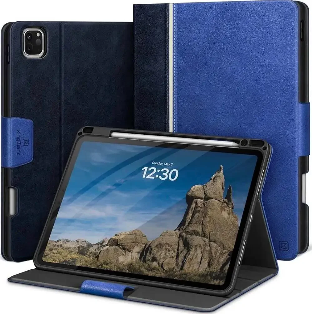 KingBlanc Vegan Leather Case for iPad Pro 11-inch (M4/M5) 2024/2025